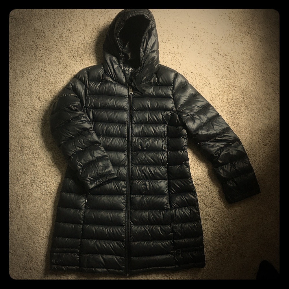 Black Calvin Klein Coat